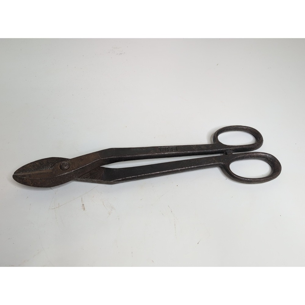 Wiss Inlaid Special 17" USA Vintage Industrial Metal Shears Tin Snips 5